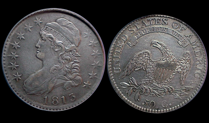 Latest-Acquisitions,-1833-And-1813-Bust-Half-Dollars
