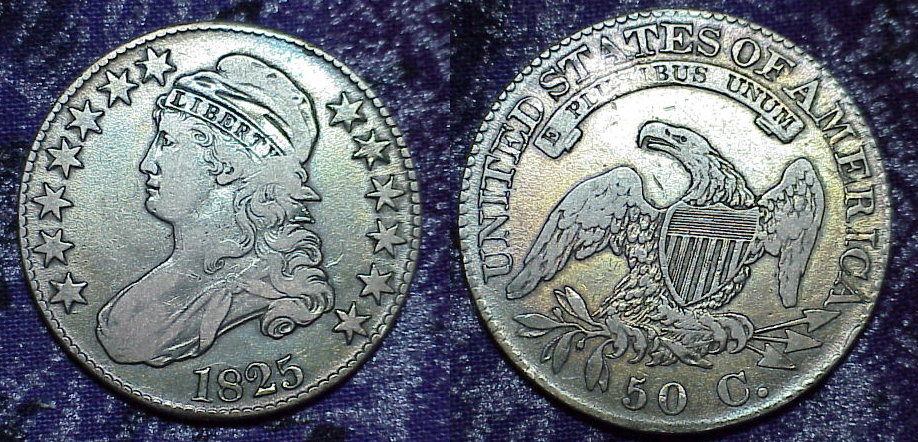 1825-Capped-Bust-Half-Dollar,-O-108