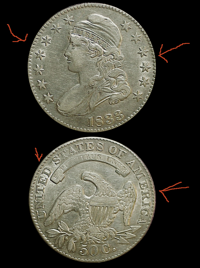Latest-Acquisitions,-1833-And-1813-Bust-Half-Dollars