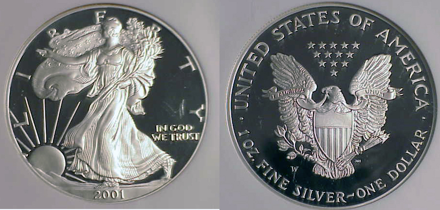 2001-W,-American-Silver-Eagle----Your-Grade