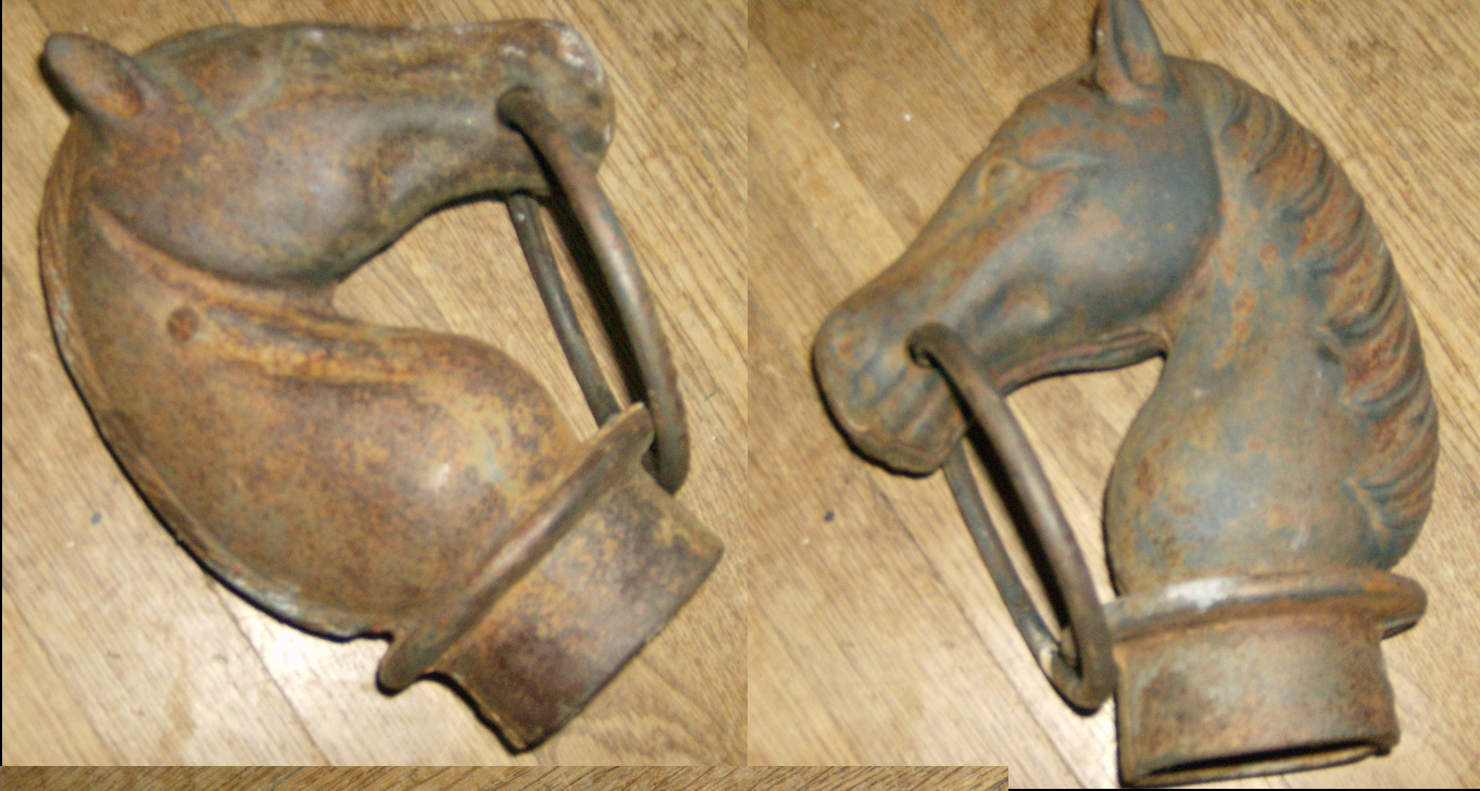 US-Calvary-Hitching-Post-Head/Horse
